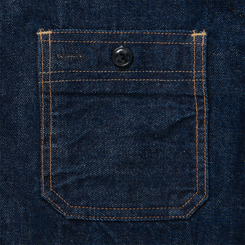 SP-093 45th Ishikawadai denim work shirt  - INDIGO
