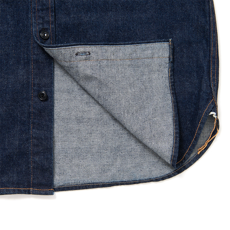 SP-093 45th Ishikawadai denim work shirt  - INDIGO