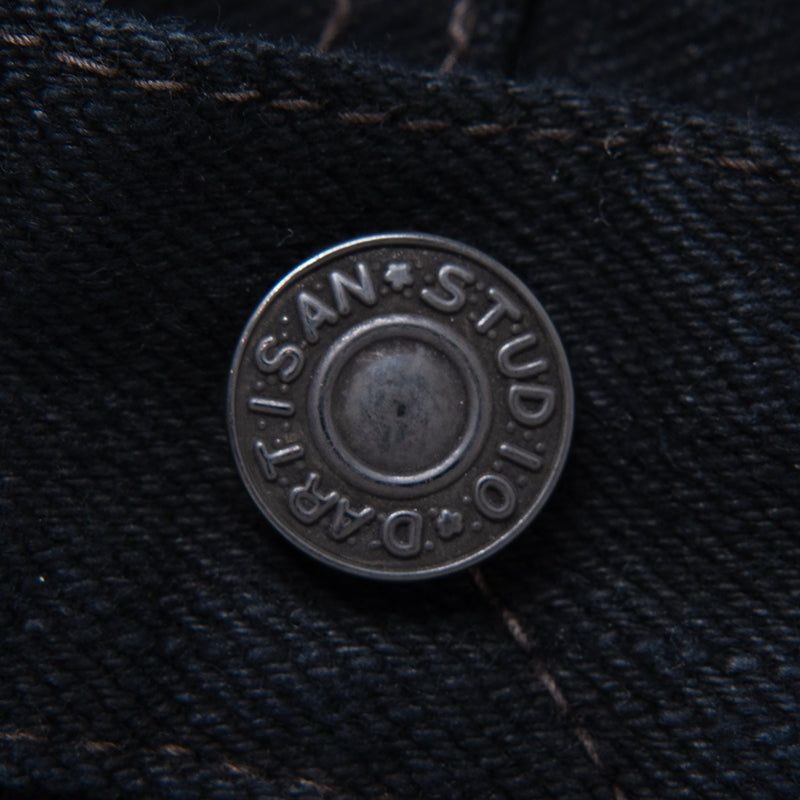 SP-120 45th Amami Mud-Dyed Indigo Jeans - DARK BROWN
