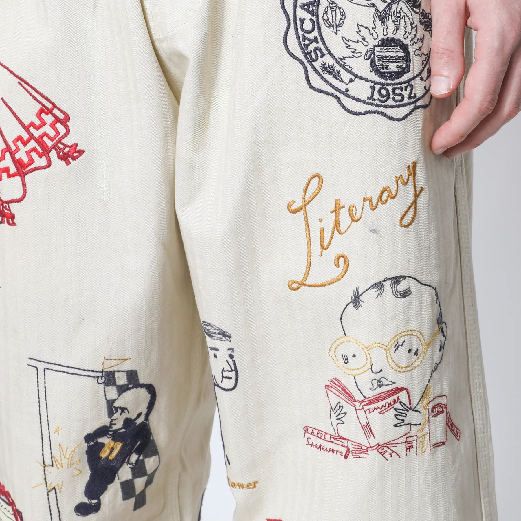 Varsity Pant - ECRU