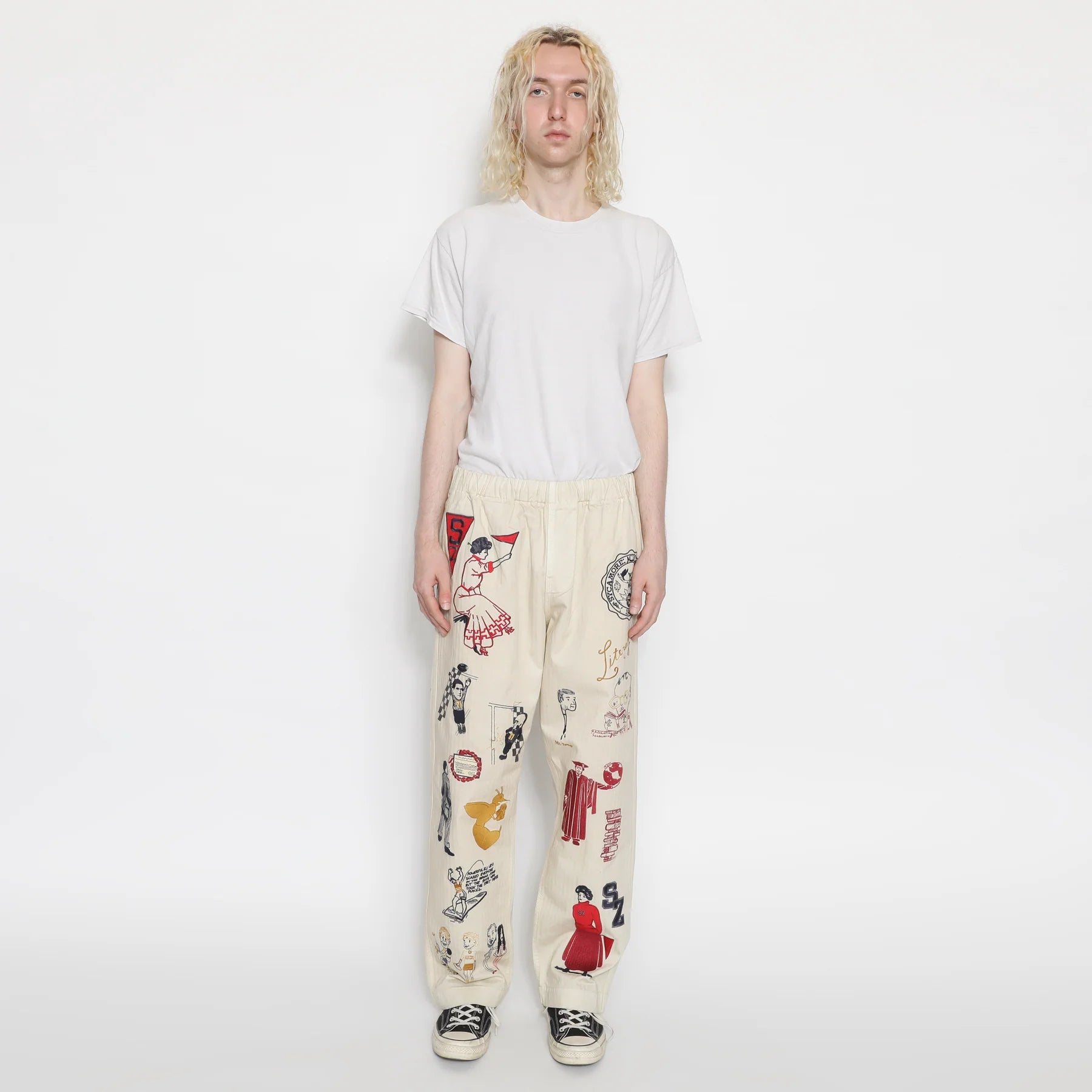 Varsity Pant - ECRU