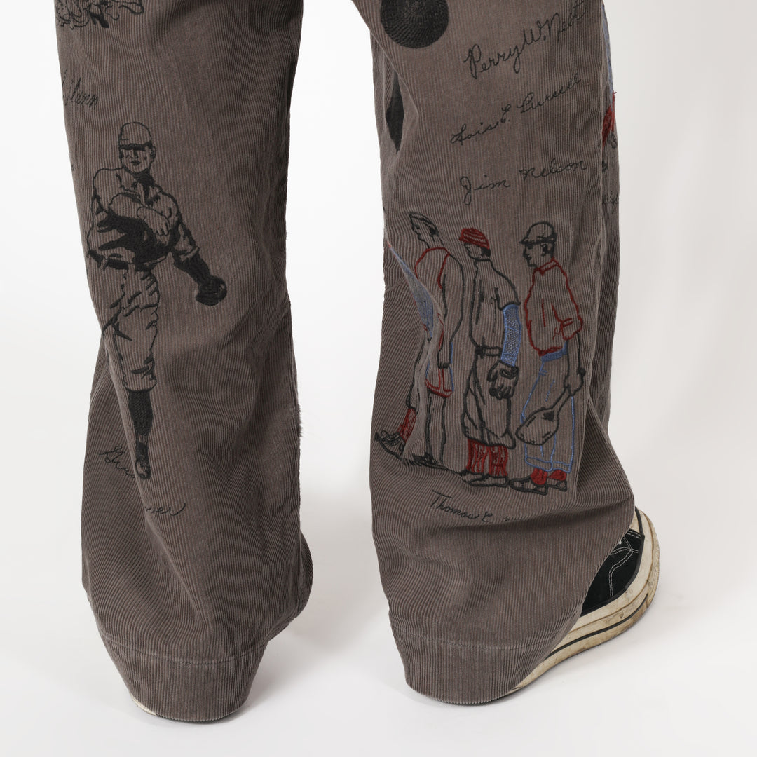 VARSITY PANT - CHARCOAL