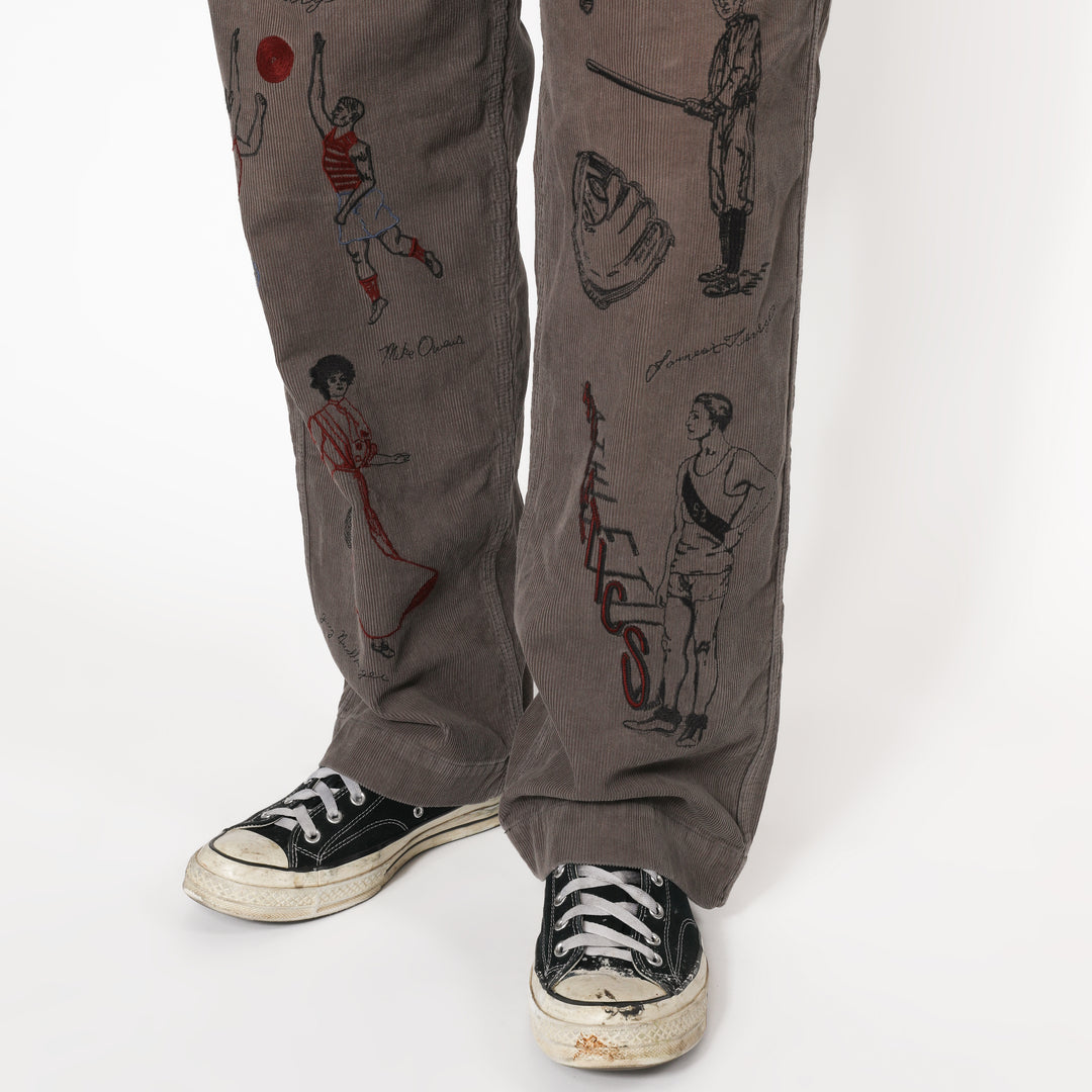 VARSITY PANT - CHARCOAL