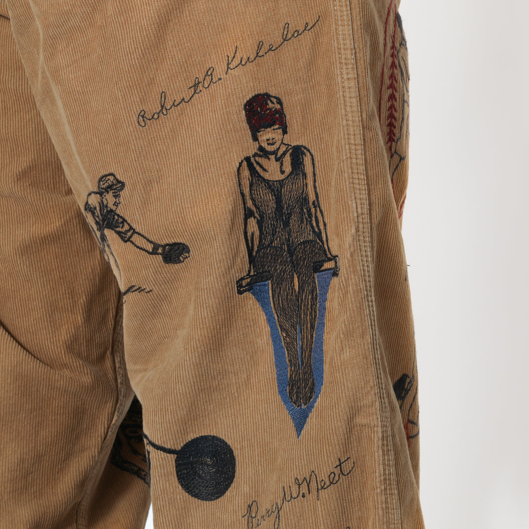 VARSITY PANT - KHAKI