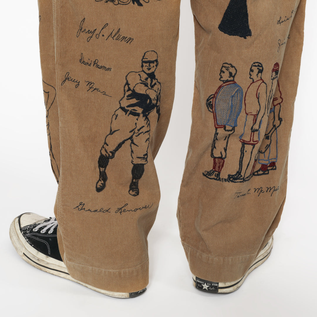 VARSITY PANT - KHAKI