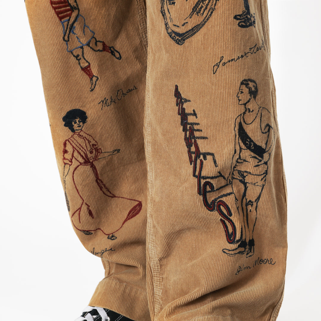 VARSITY PANT - KHAKI