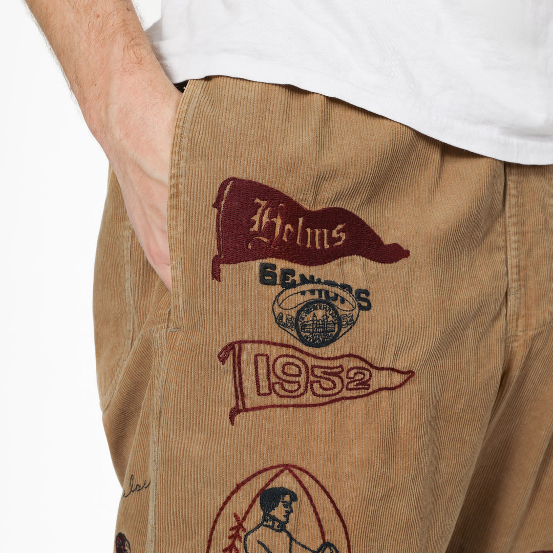 VARSITY PANT - KHAKI