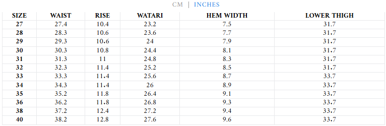 1101XXW-14 STRAIGHT DENIM HEAVY OZ - INDIGO BLUE