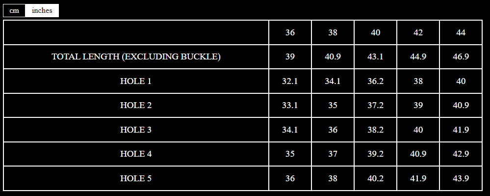 BA23003 BUCO SEPERATE RIDER'S BELT - BLACK