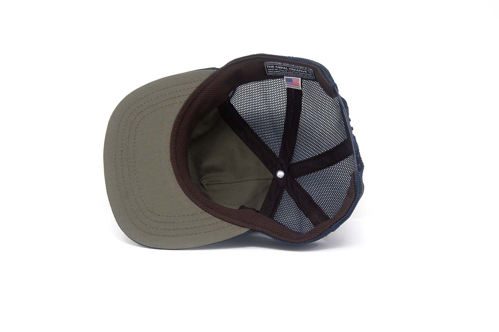 SUNSET CACTUS TRUCKER Snapback - NAVY