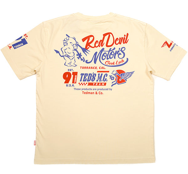 TDSS-558 LUCKY DEVIL MOTORS - OFF WHITE
