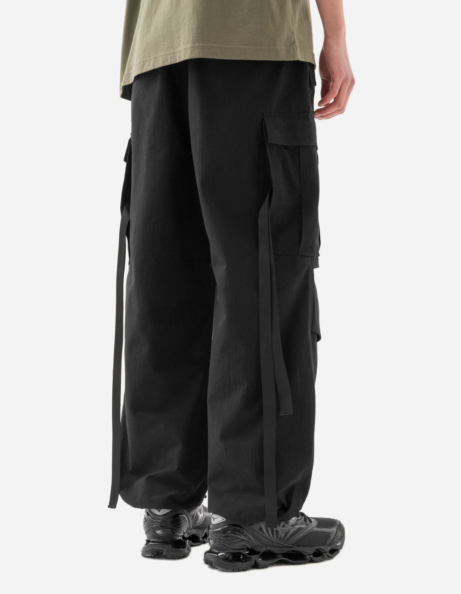 7400 Hemp M65 Cargo Pants - BLACK