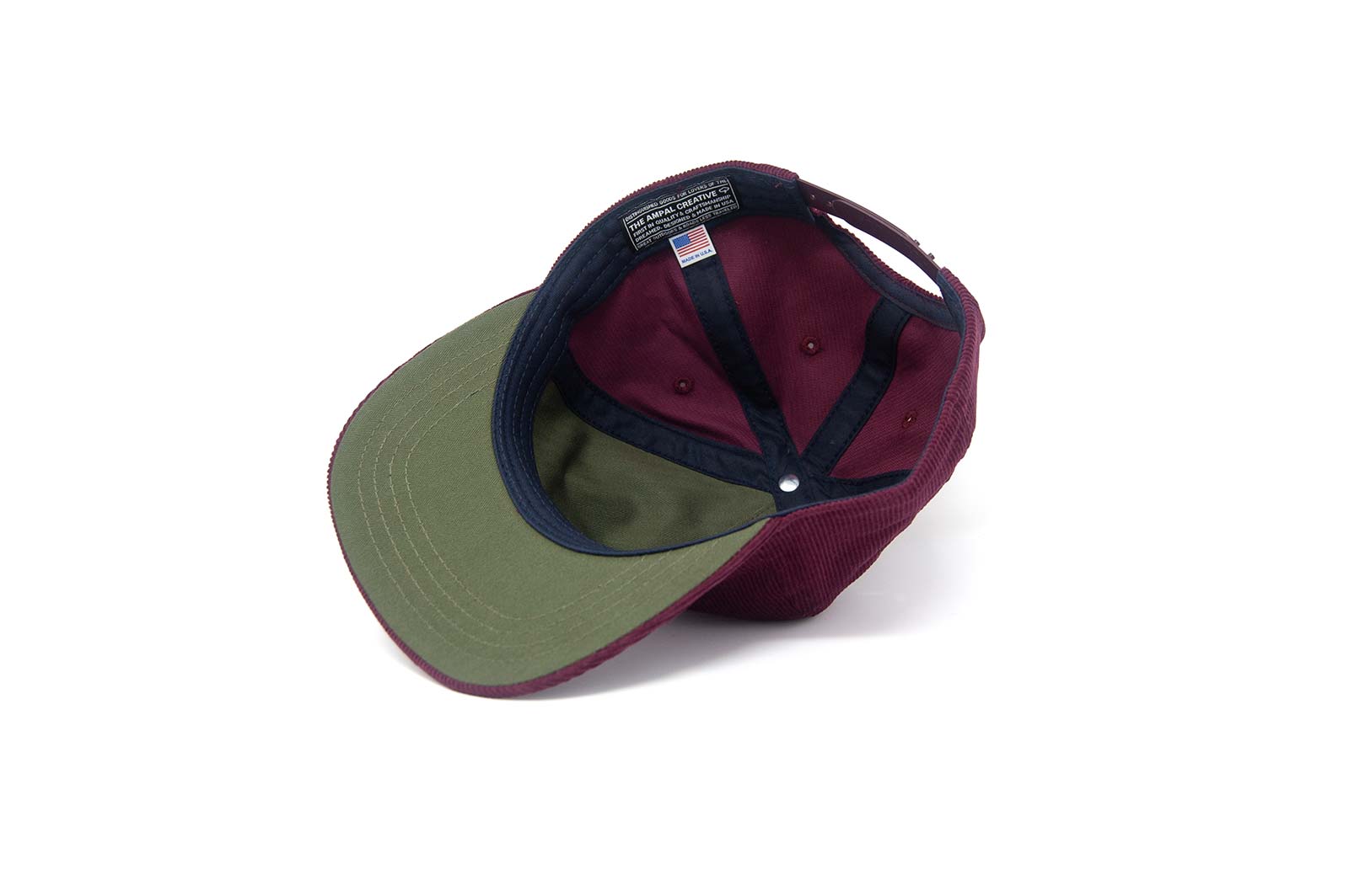 THE SKULL Snapback - MERLOT