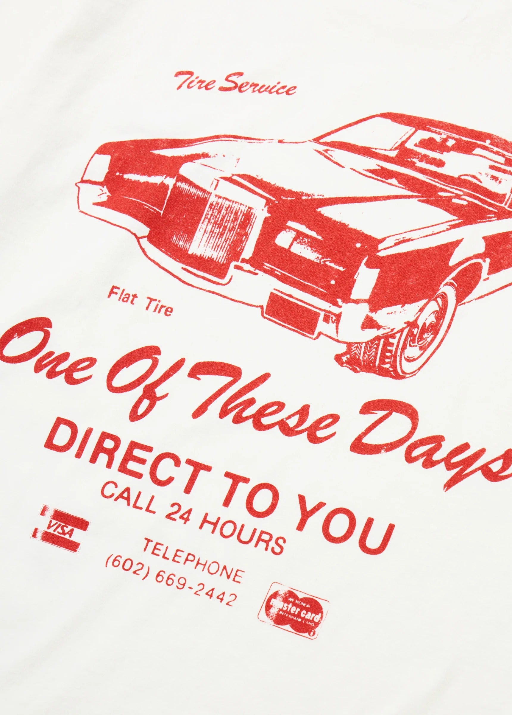 TIRE SERVICE TSHIRT - BONE
