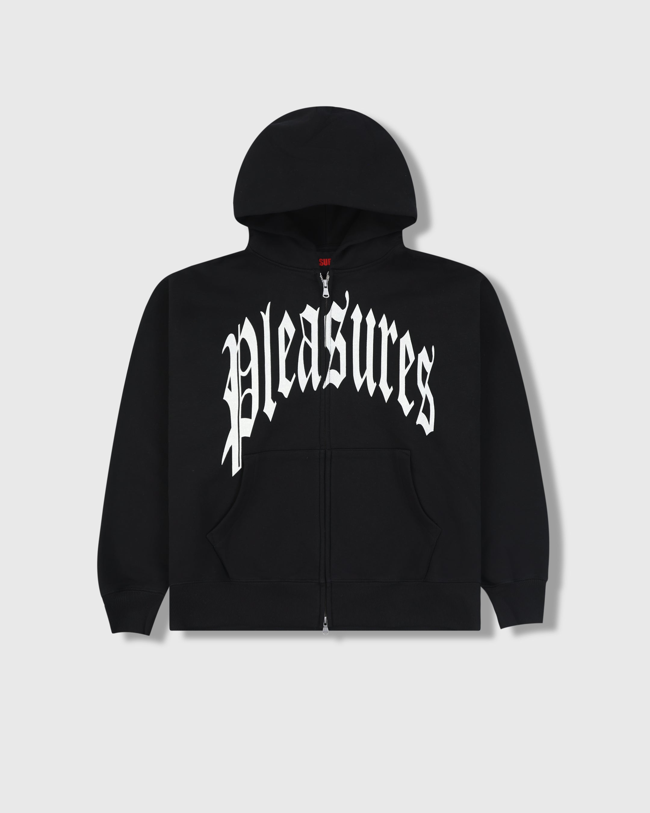TWITCH ZIP HOODIE - BLACK