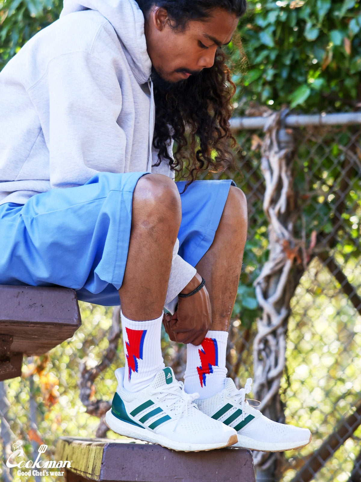 RIB CREW SOCKS - LIGHTNING WHITE