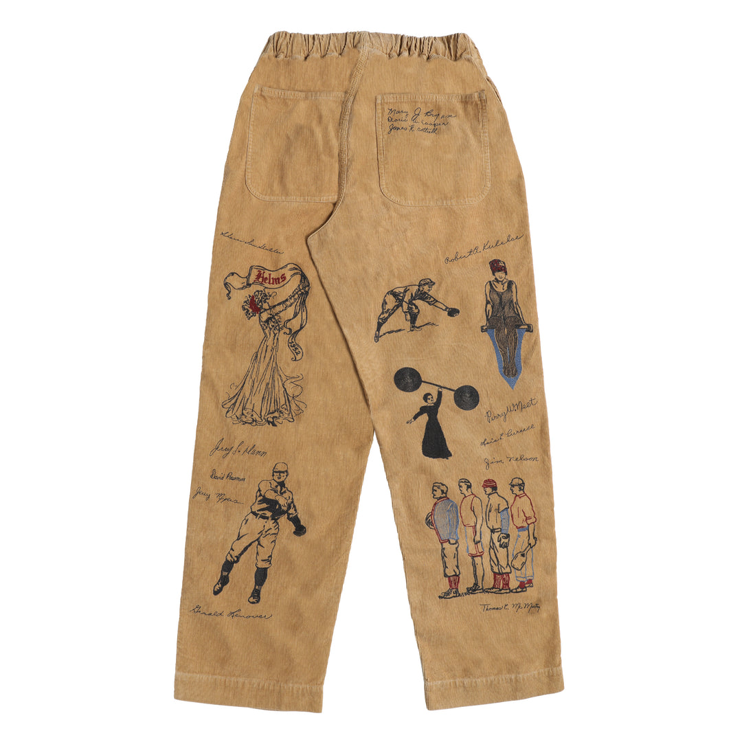 VARSITY PANT - KHAKI