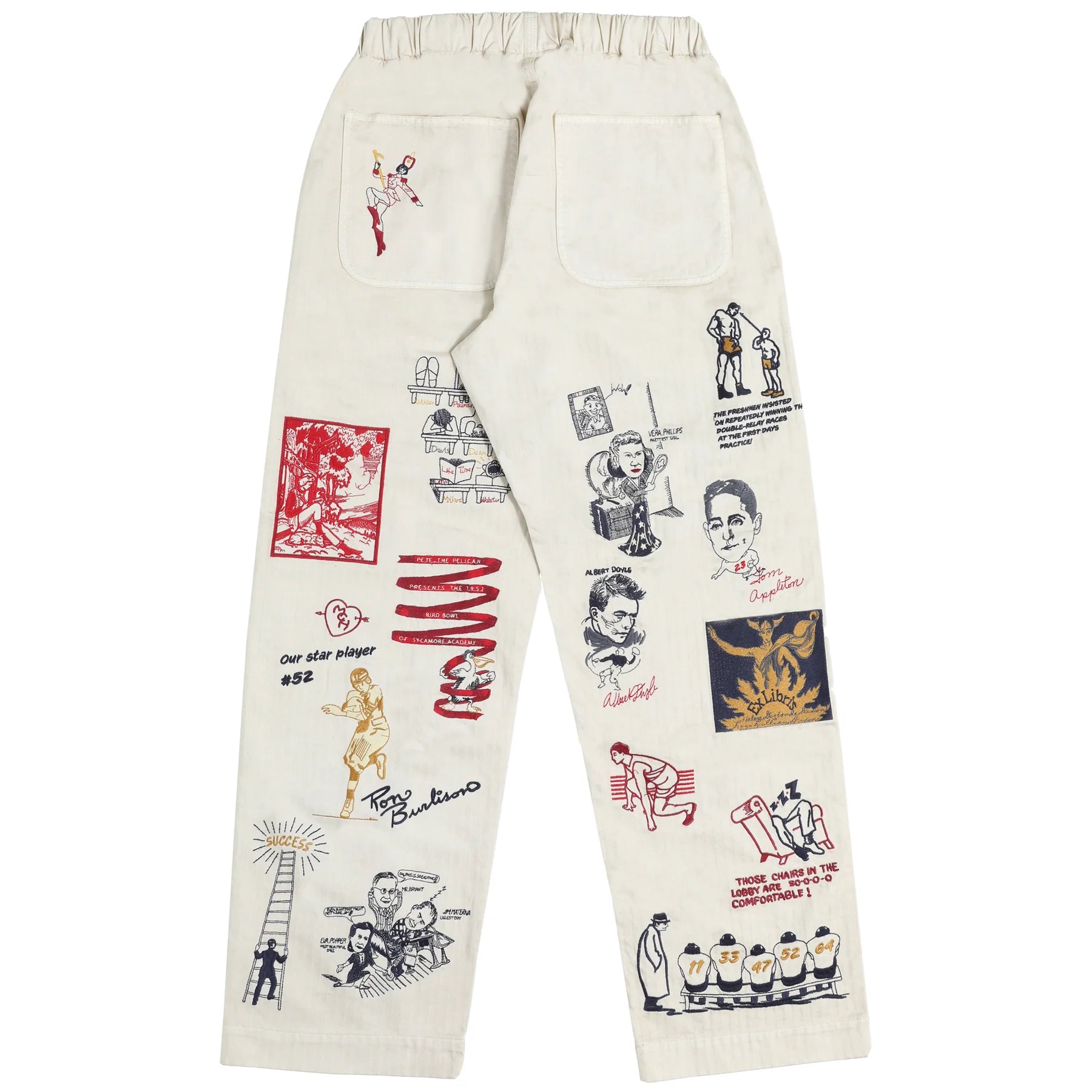 Varsity Pant - ECRU