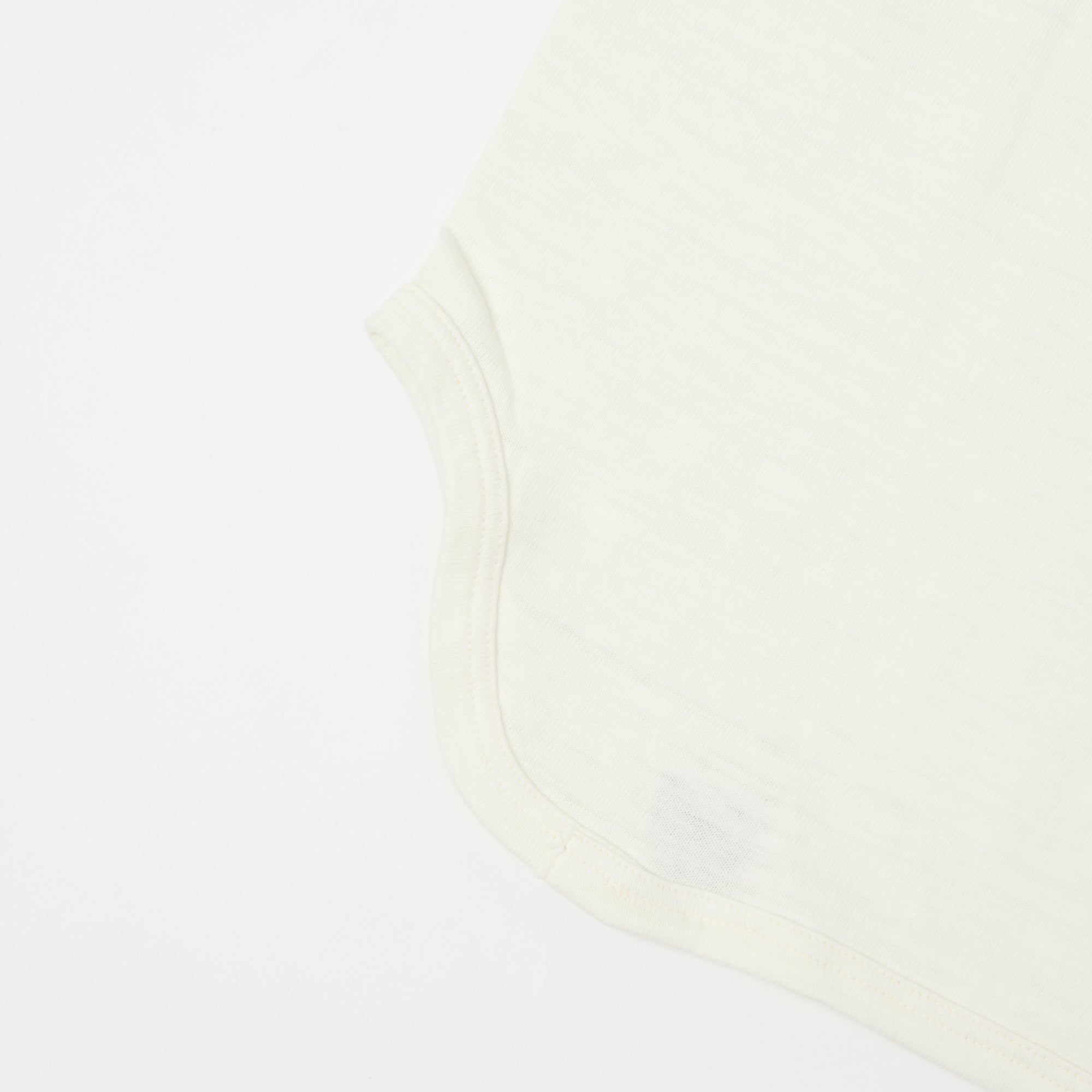 4800 7/8 SLEEVE BASEBALL TEE PLAIN - CREAM/NAVY