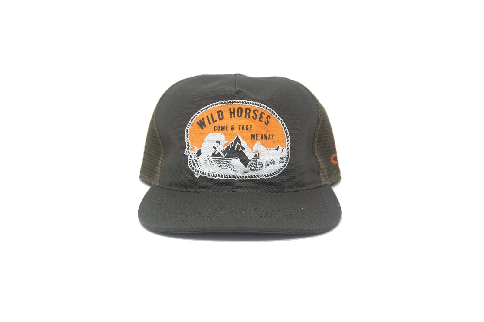 WILD HORSES TRUCKER - OLIVE