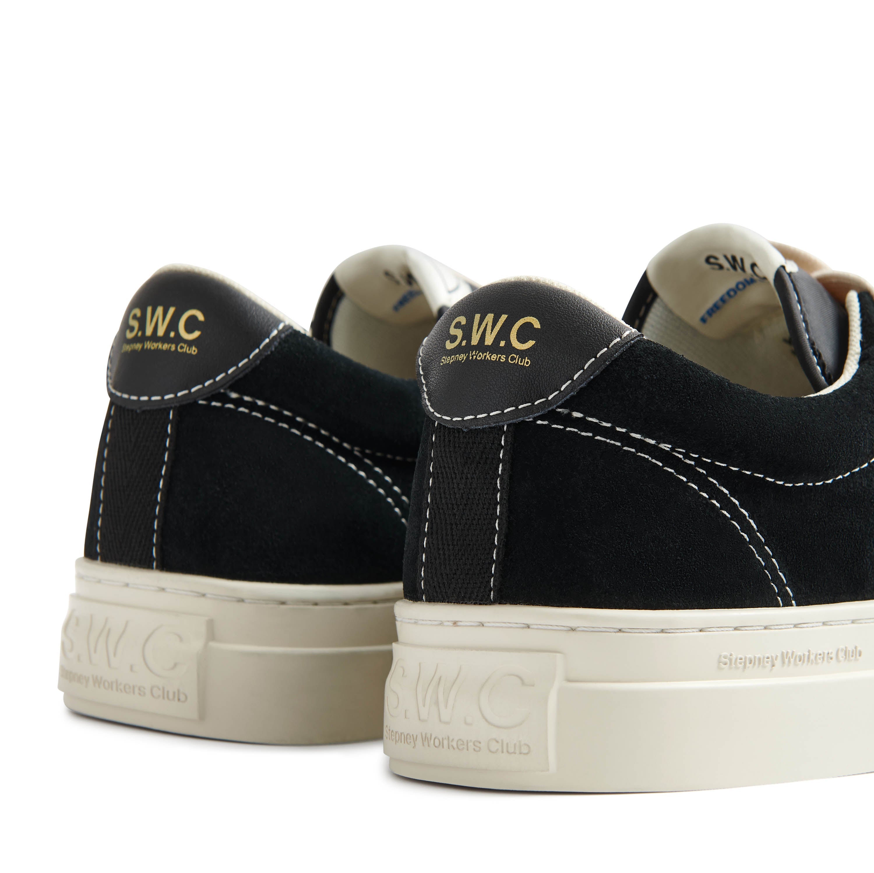 DELLOW 02 CUP SUEDE - BLACK