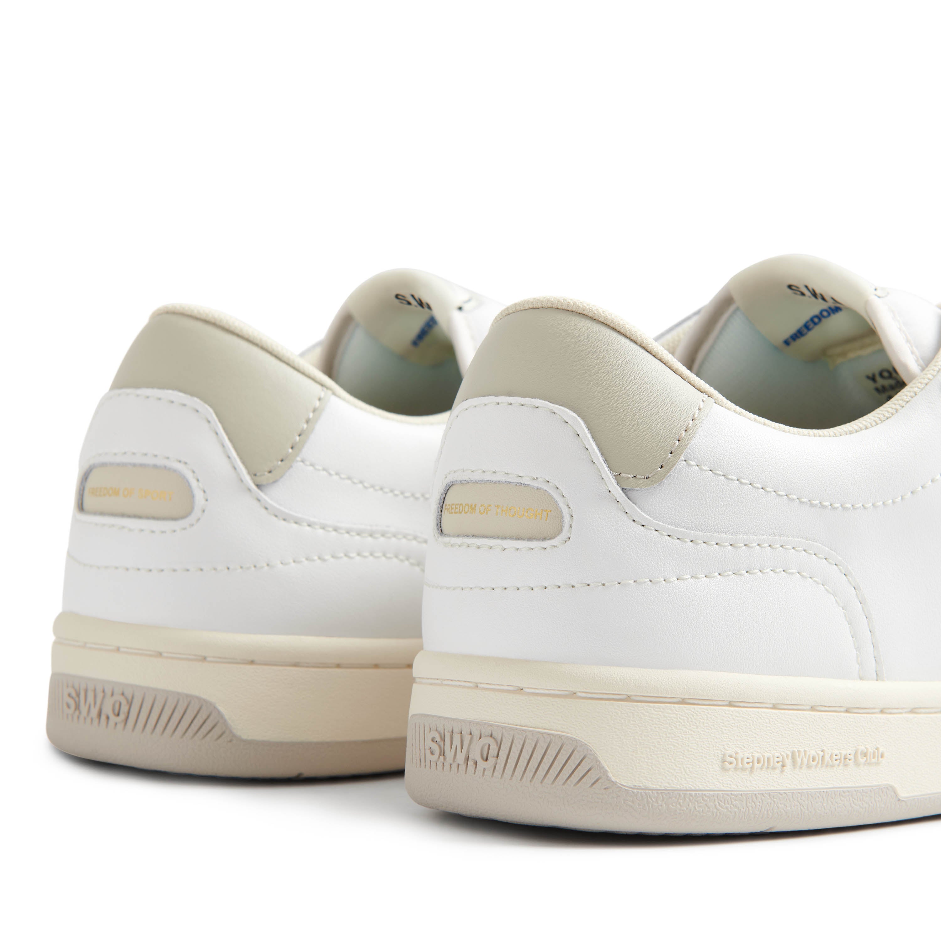 PRO-CUP 01 LEATHER - WHITE/PUTTY