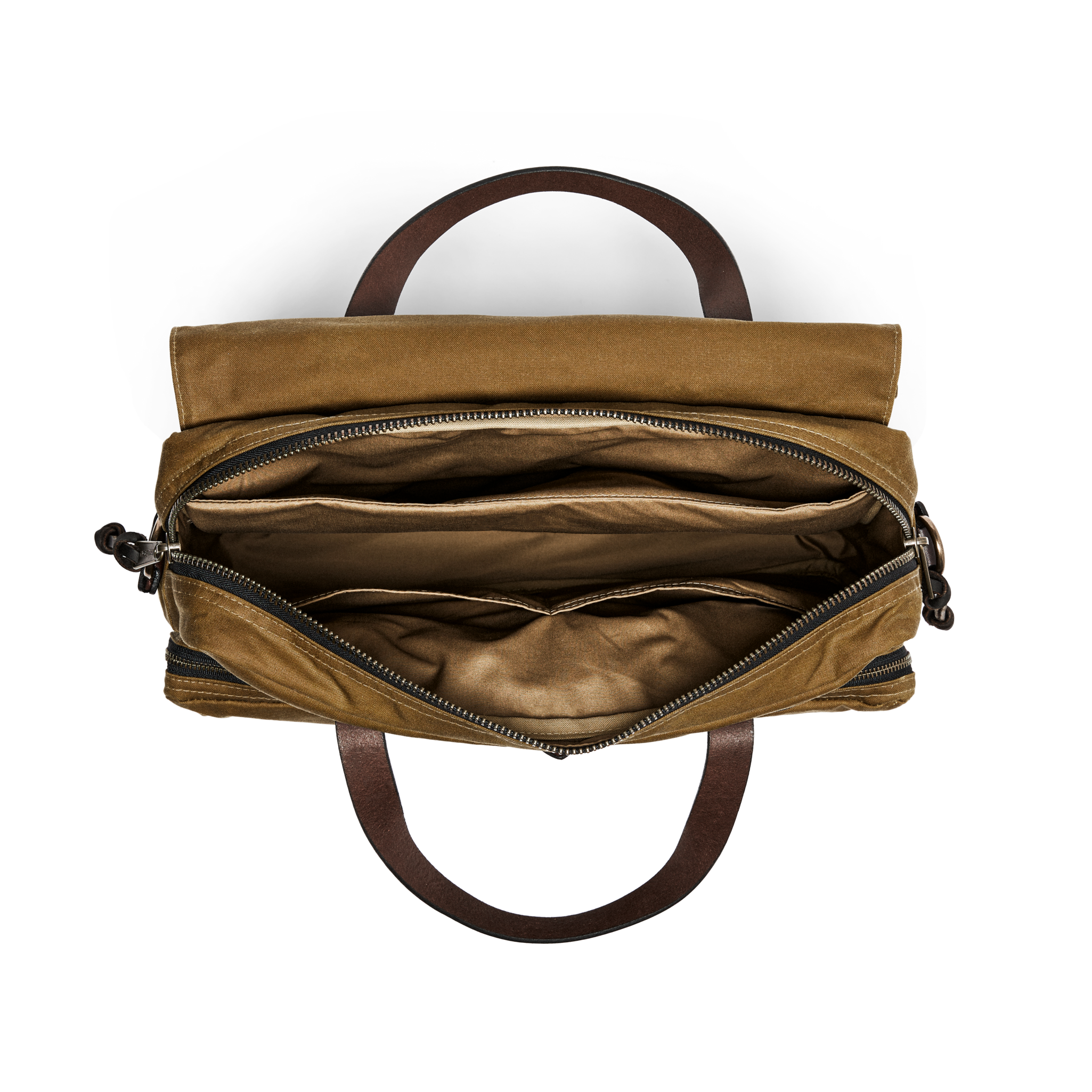 24 HOUR TIN BRIEFCASE - DARK TAN