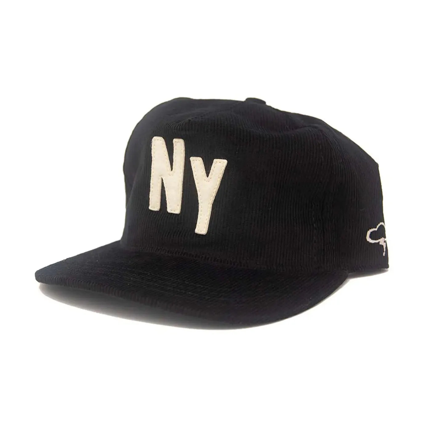 NY CITY SERIES CORDUROY Snapback - BLACK