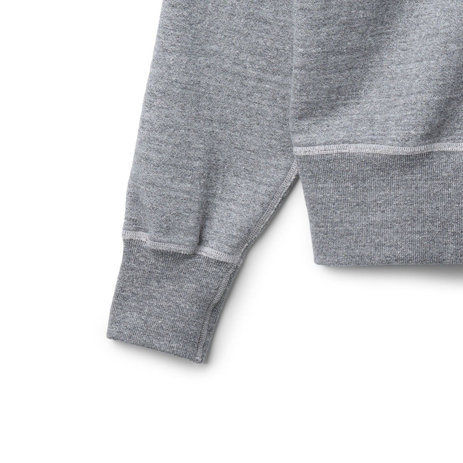 BR69630 SET-IN CREW NECK SWEAT SHIRT U.S.A.F SELFRIDGE FIELD - H.GRAY