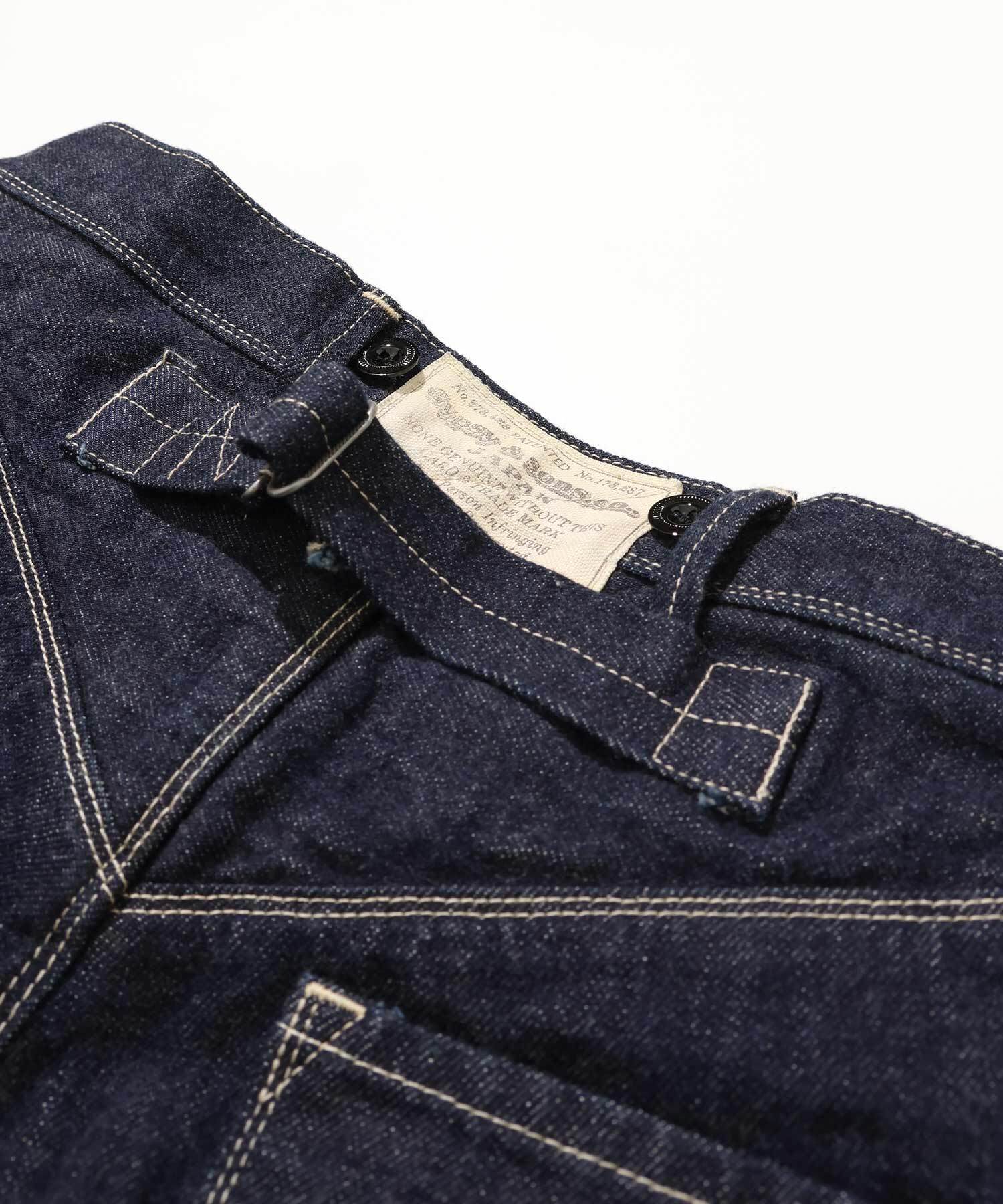 GS2529917 PITMANS DENIM WAIST OVEROLLS - INDIGO