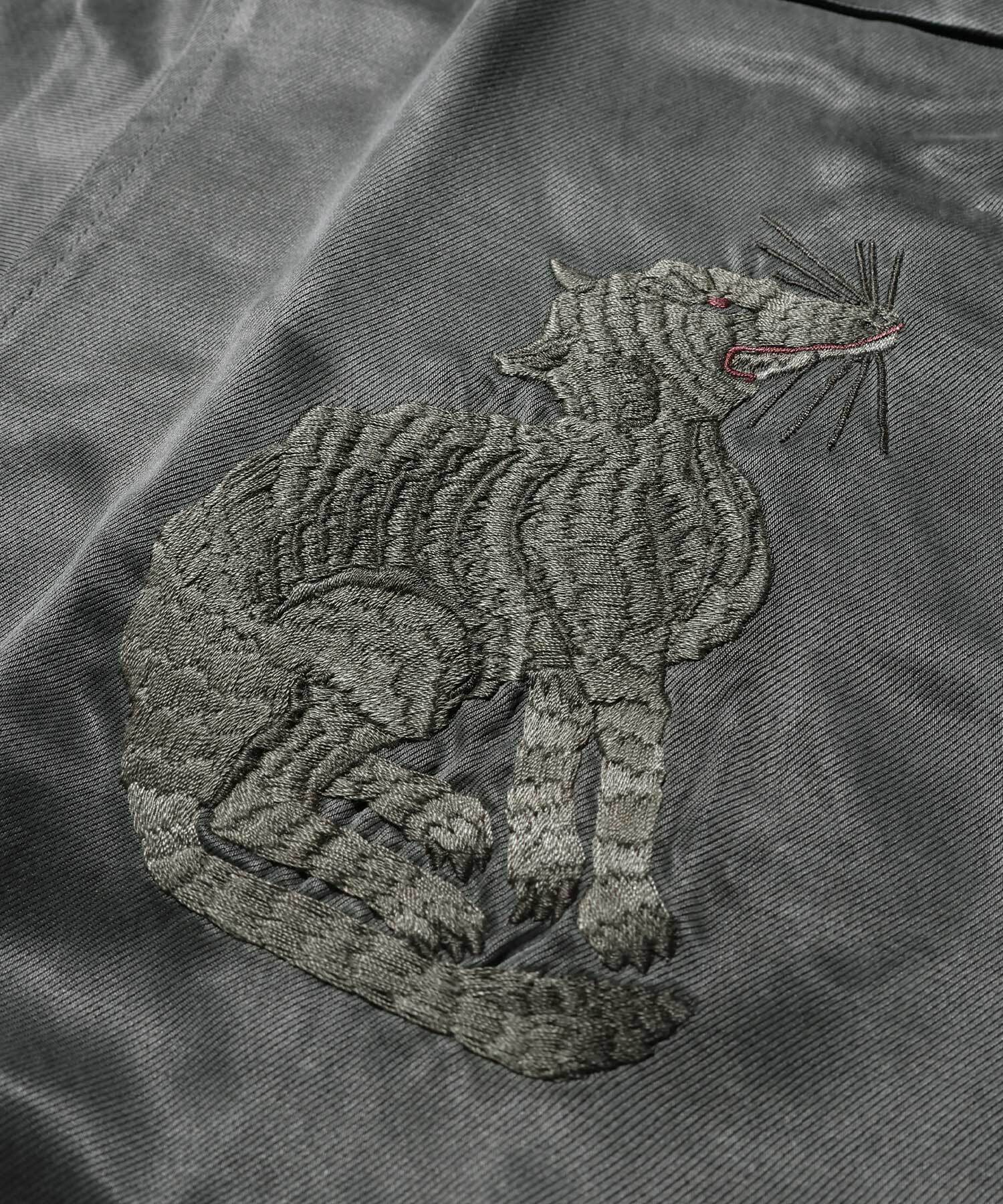 GS2549927 MOG ENBROID SUKA SHIRTS - CHARCOAL
