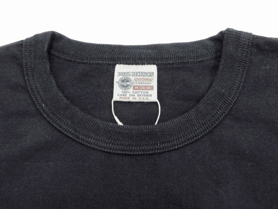 BR78711 S/S POCKET T-SHIRT - BLACK