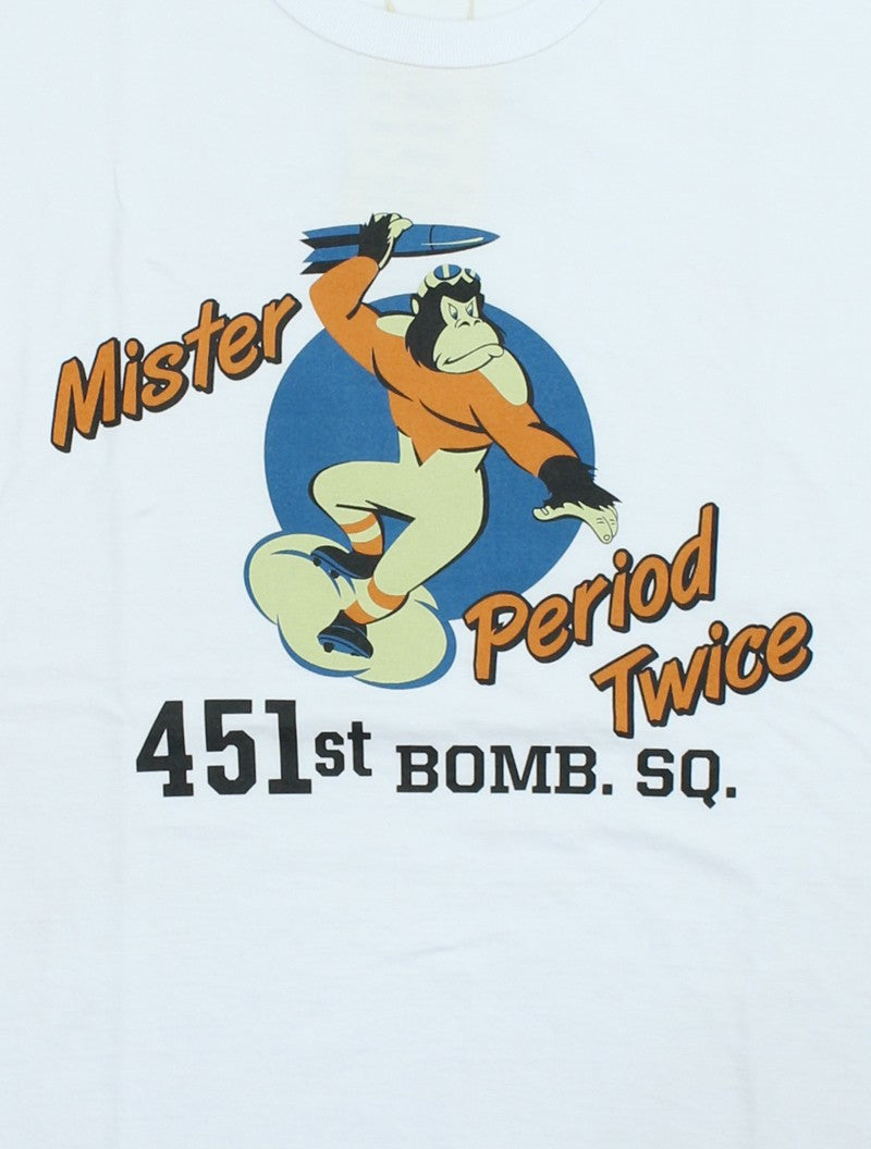 BR79703 T-SHIRT 451st BOMB. SQ. - WHITE