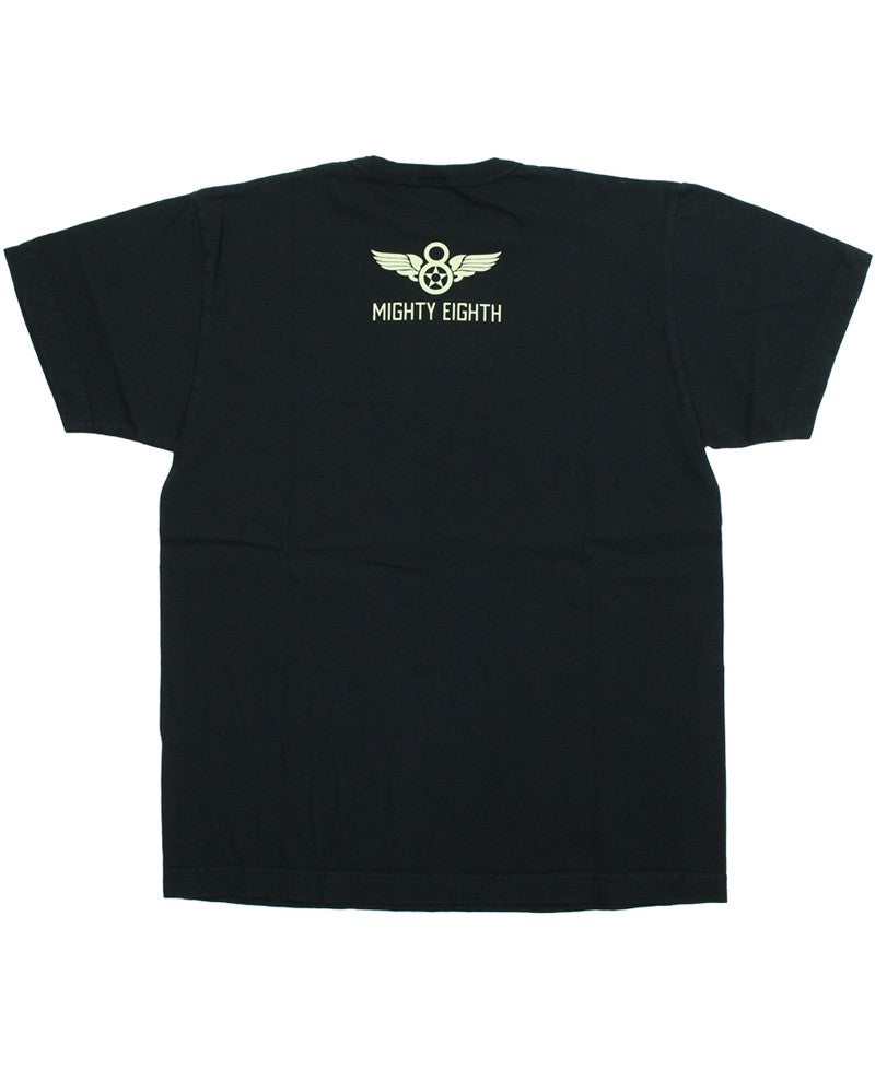BR79703 T-SHIRT 451st BOMB. SQ. - BLACK