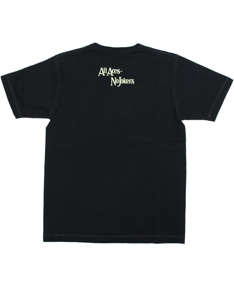 BR79728 SLUB YARN T-SHIRT 77th FTR SQ. - BLACK