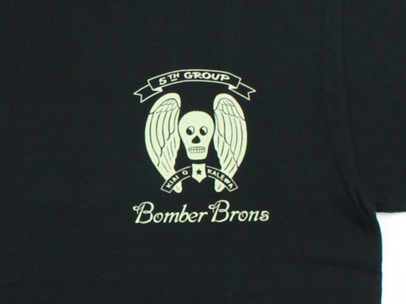 BR79778 S/S T-SHIRT 23rd BOMB. SQ. BOMBER BARONS - BLACK