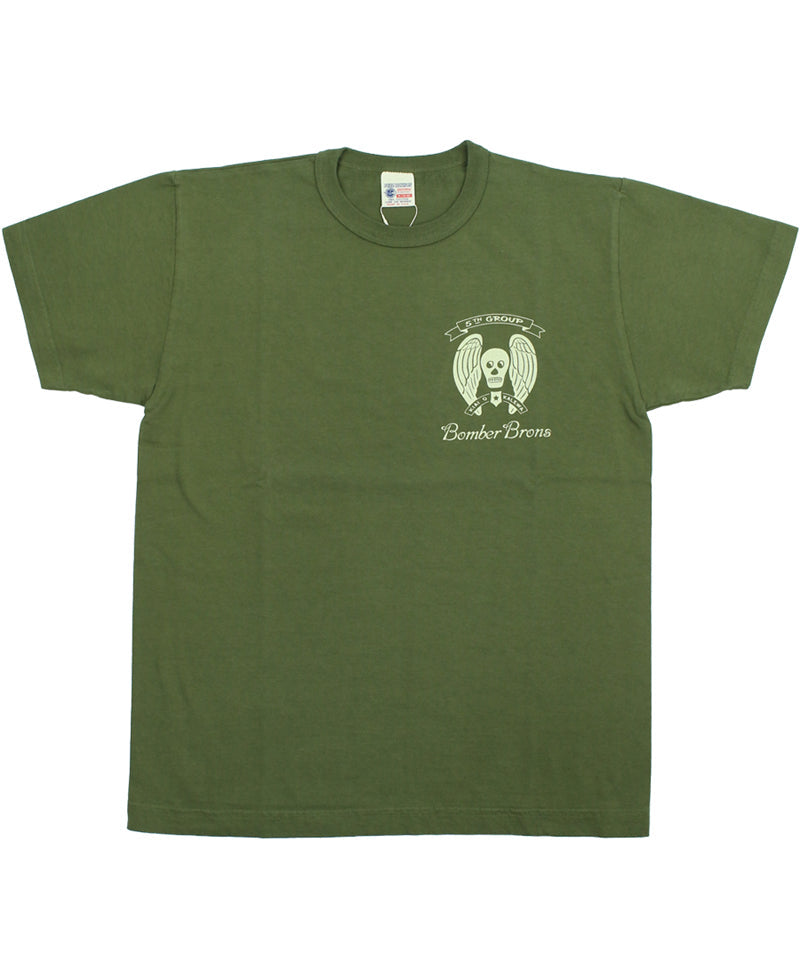 BR79778 S/S T-SHIRT 23rd BOMB. SQ. BOMBER BARONS - OLIVE