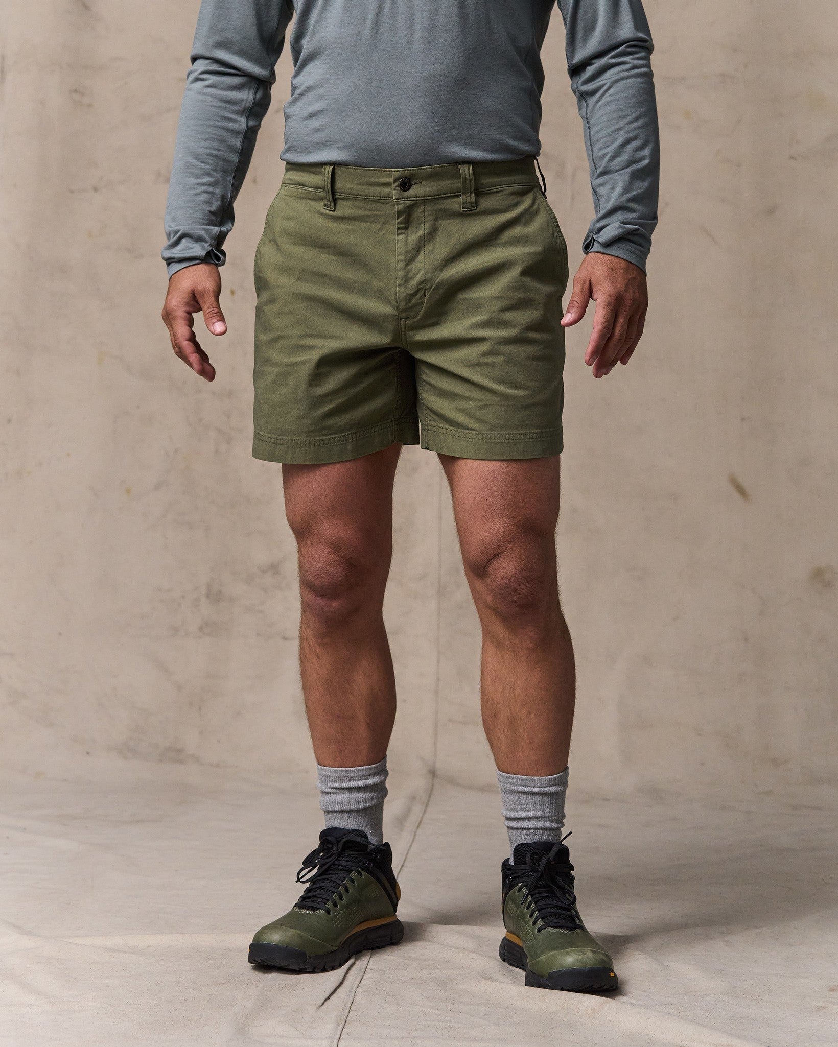 GRANITE MOUNTAIN 6" SHORTS - BURNT OLIVE