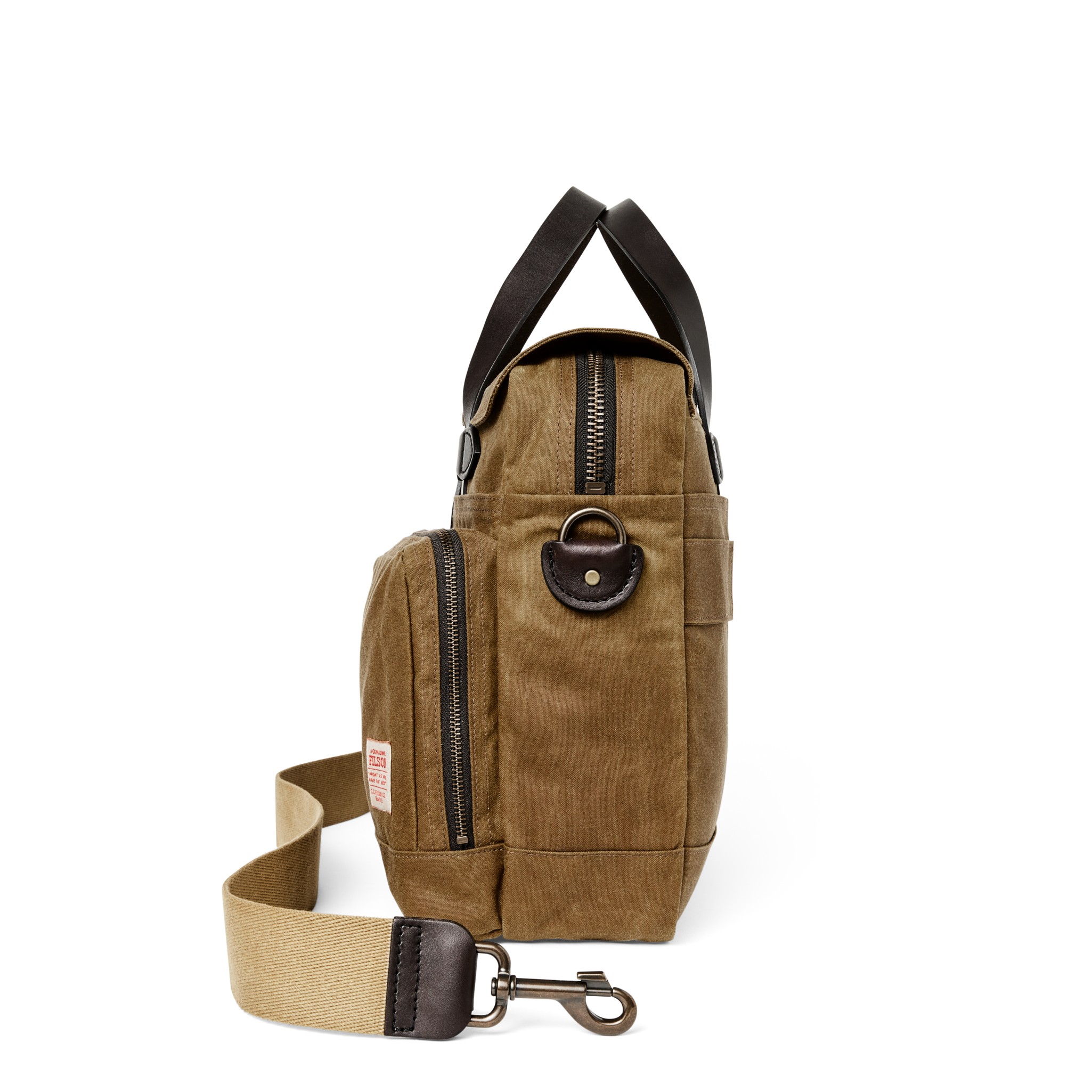 24 HOUR TIN BRIEFCASE - DARK TAN