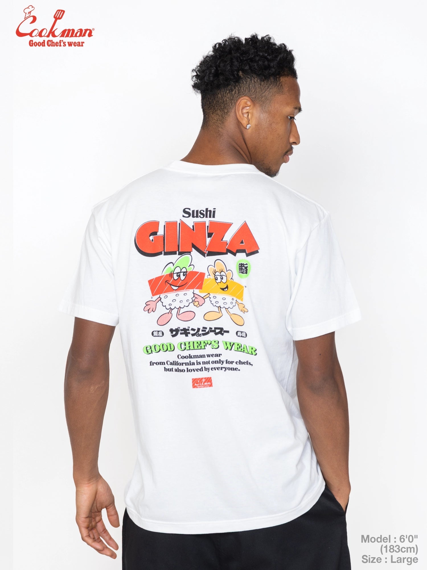 GINZA TEE S/S - WHITE