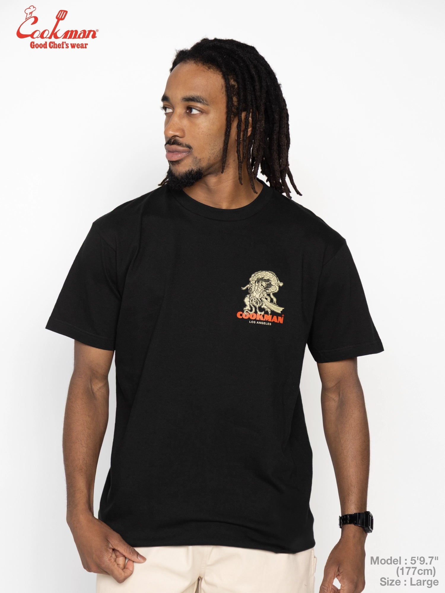 RISING TEE S/S - BLACK