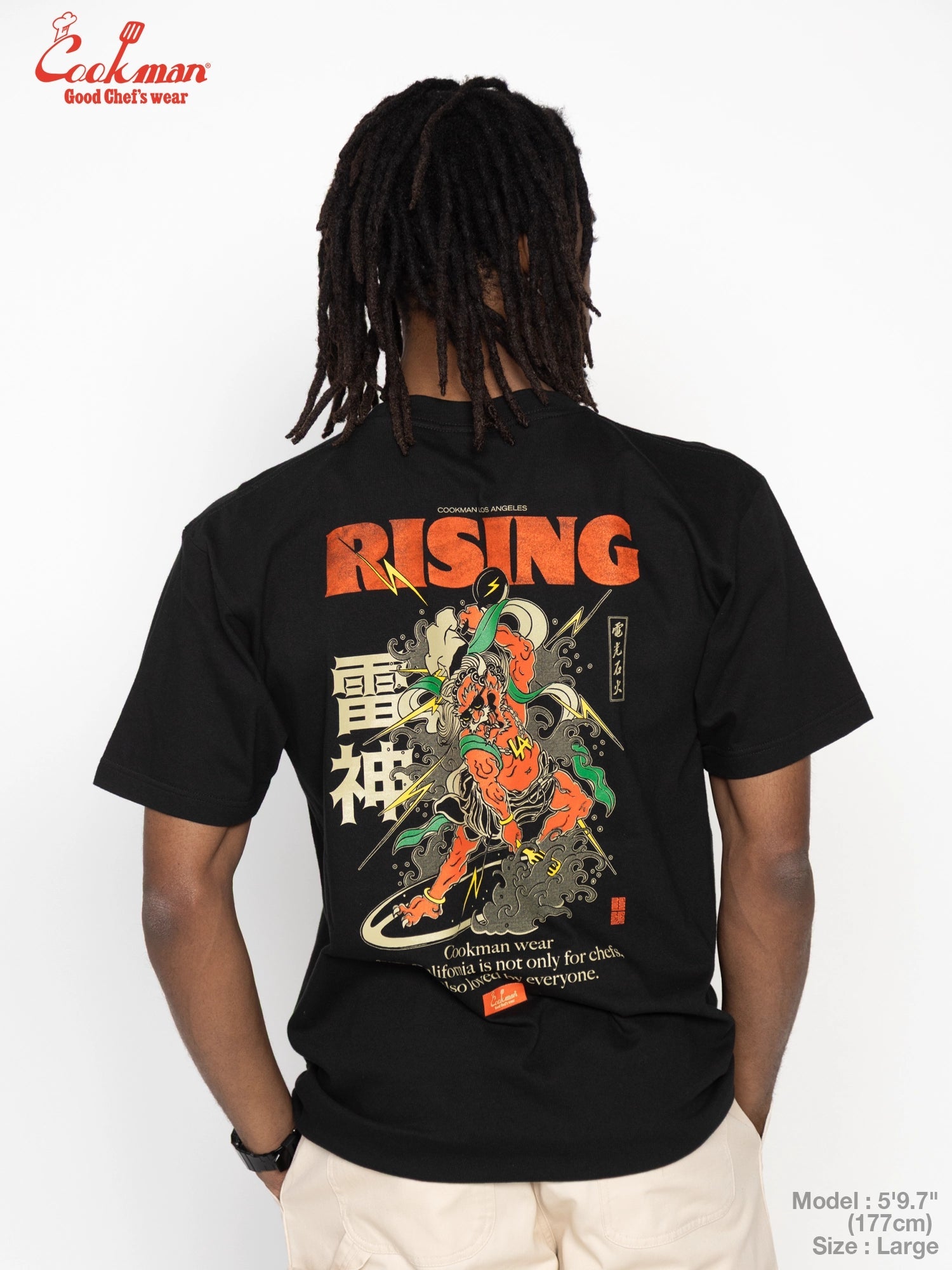 RISING TEE S/S - BLACK