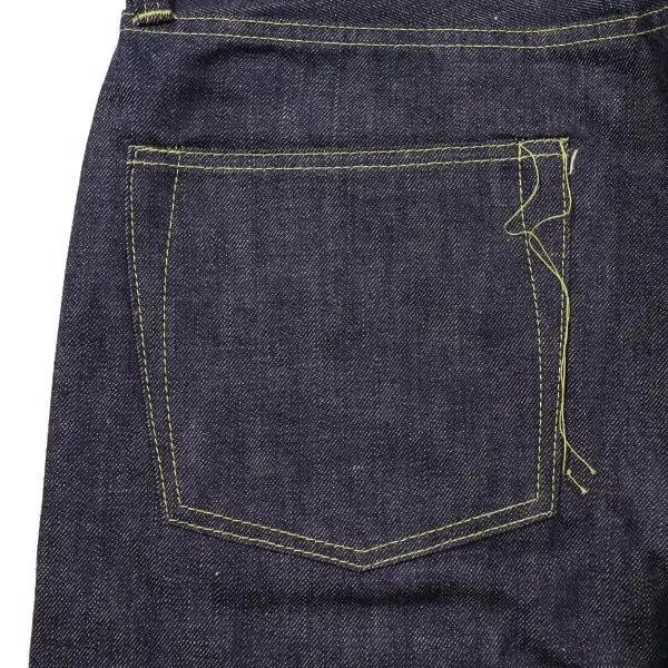 S0105-24 WWII Model Brown Cotton Denim Pants(Non Wash) - INDIGO