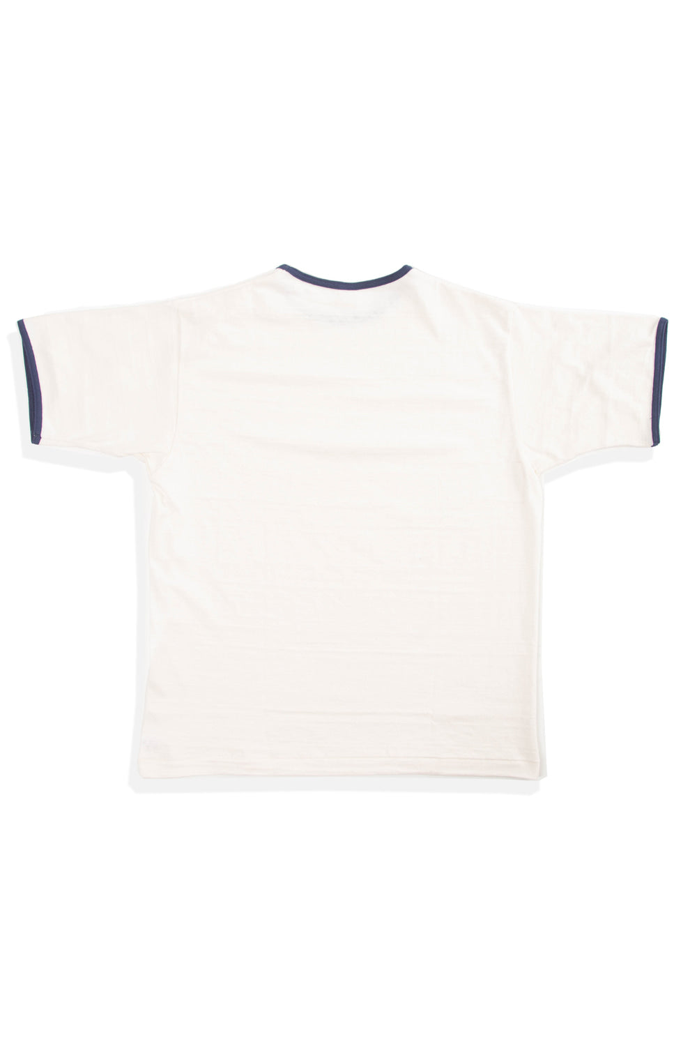 4059 RINGER T PLAIN - CREAM/NAVY