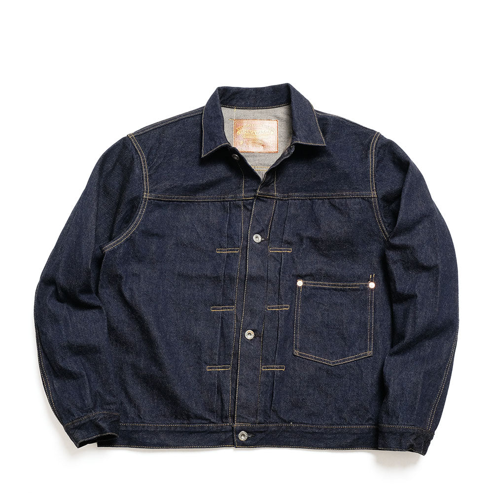 D4613 13oz. Ishikawa-dai Denim - WWII Jacket - INDIGO