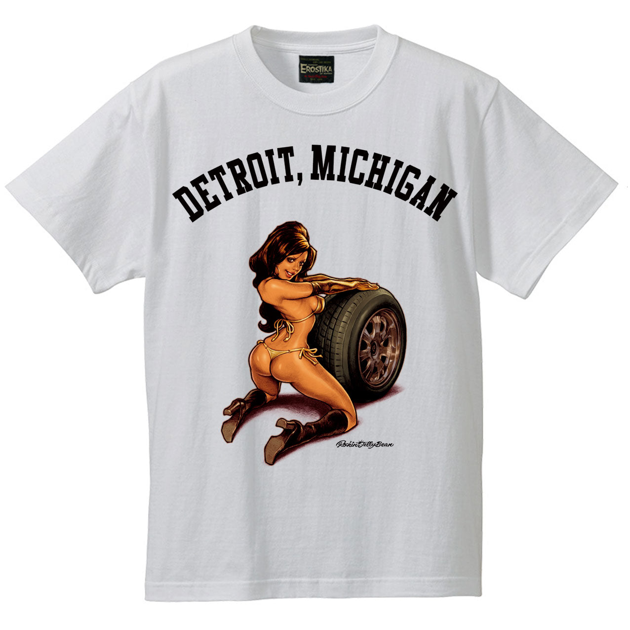 DETROIT MOTOR GIRL - WHITE