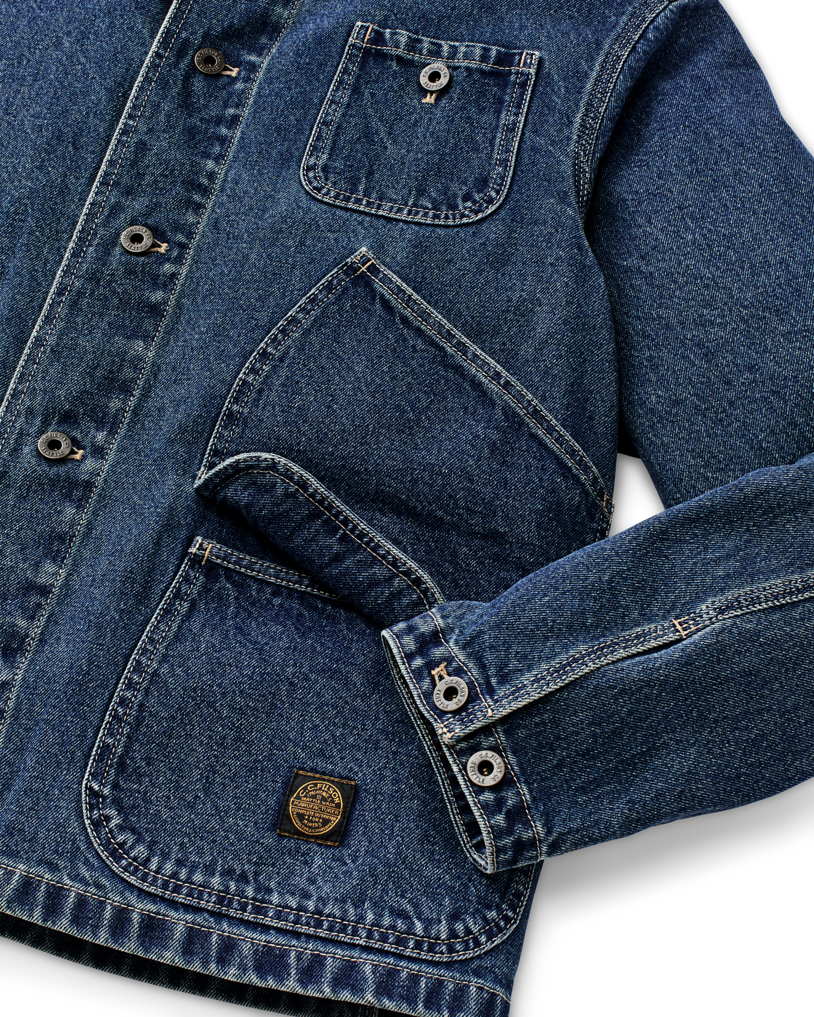 11-oz. Denim Outfitter Jacket - LIGHT INDIGO