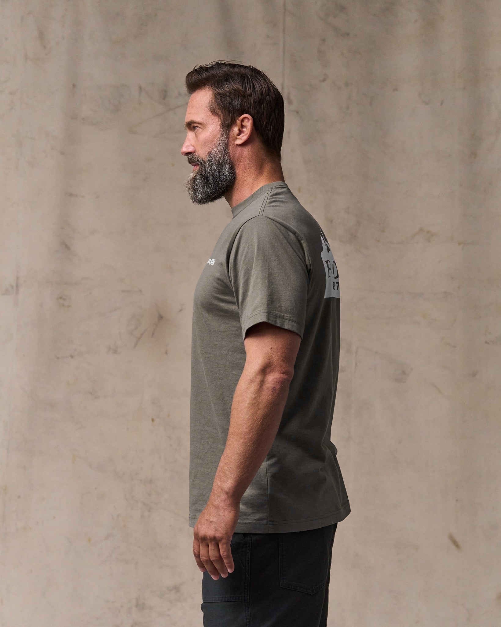 Scenic Graphic T-shirt - Hawk Brown