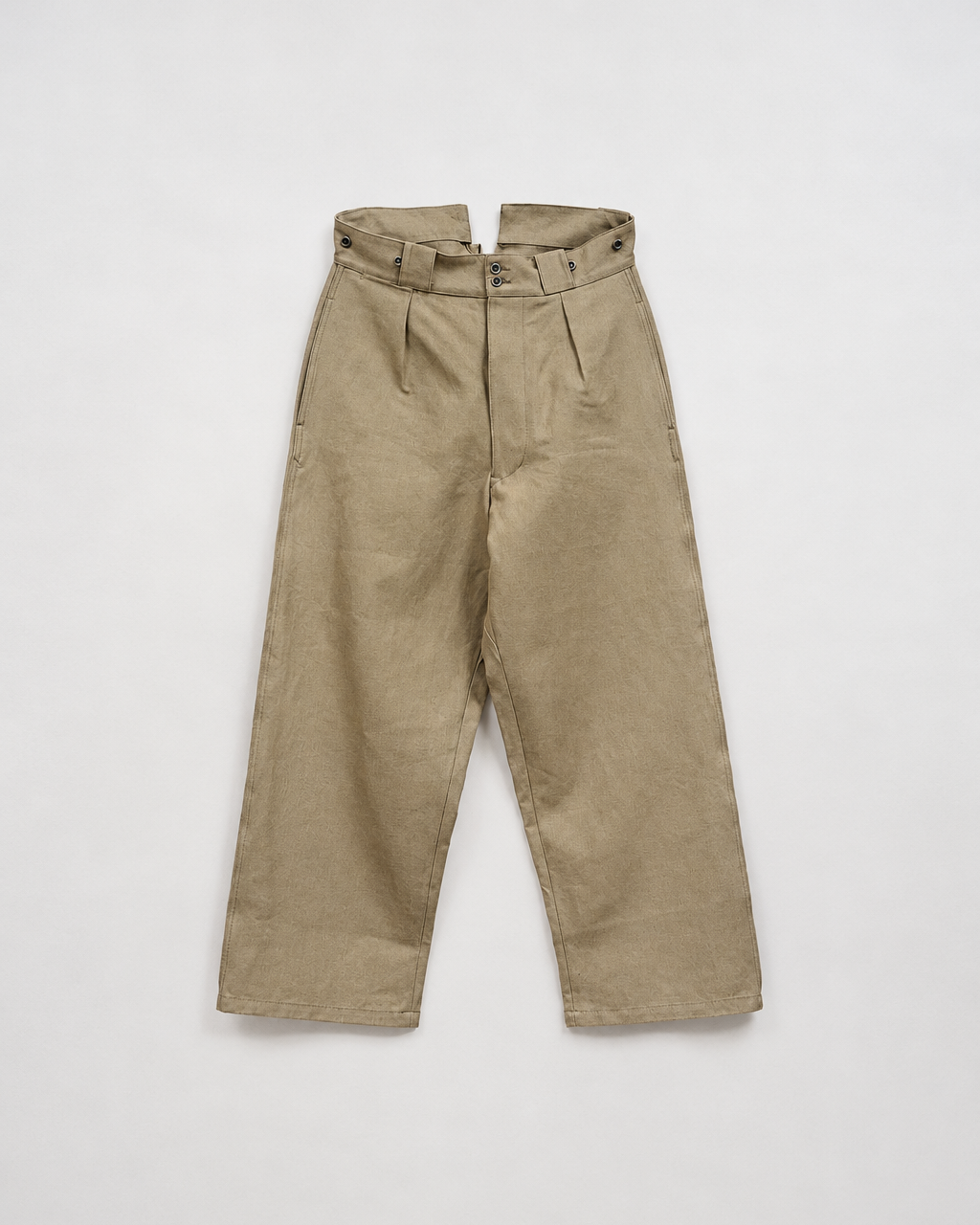 WIDE FRENCH WORK PANT HEMP - KHAKI