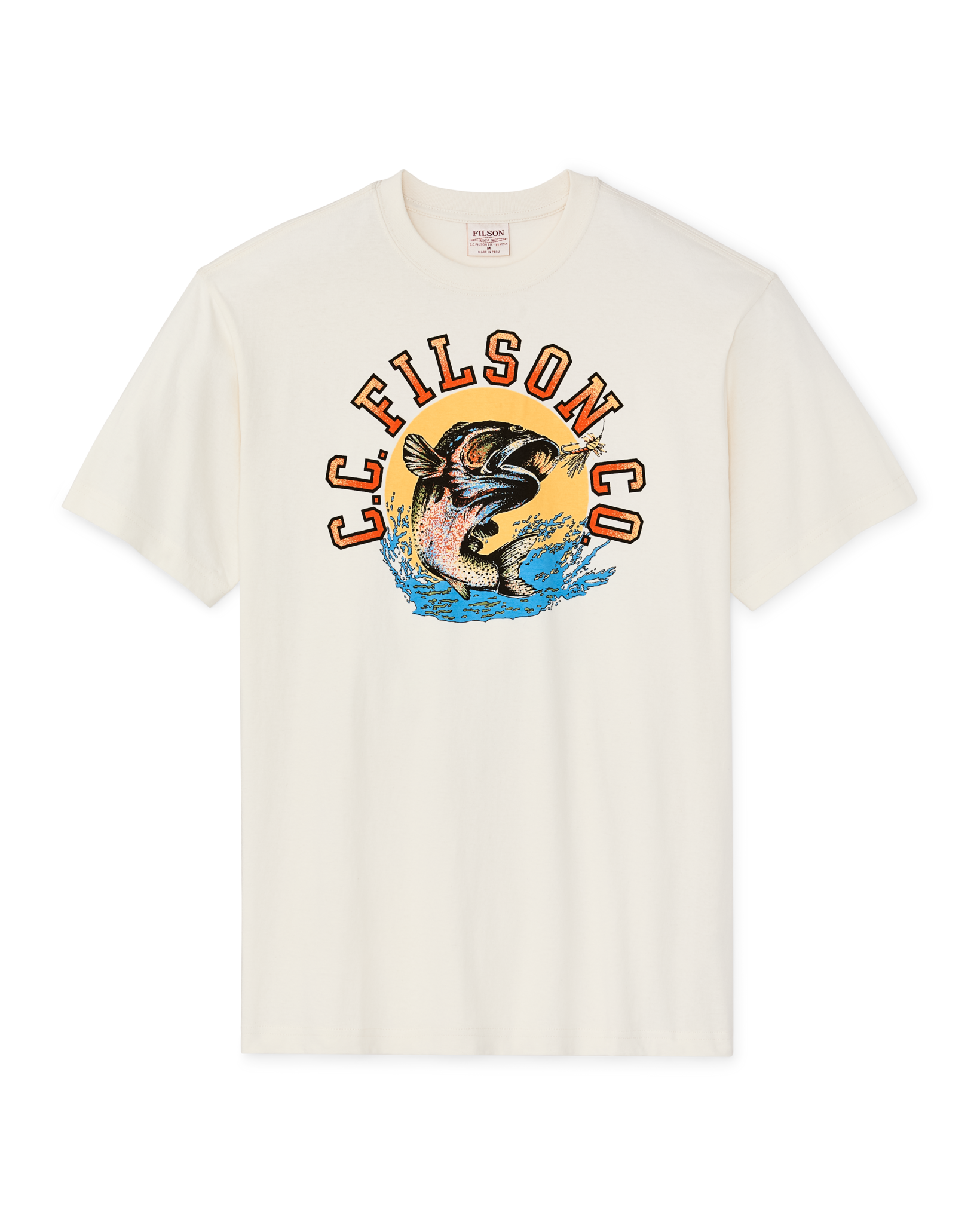 DRY FLY GRAPHIC T-SHIRT - BASSWOOD